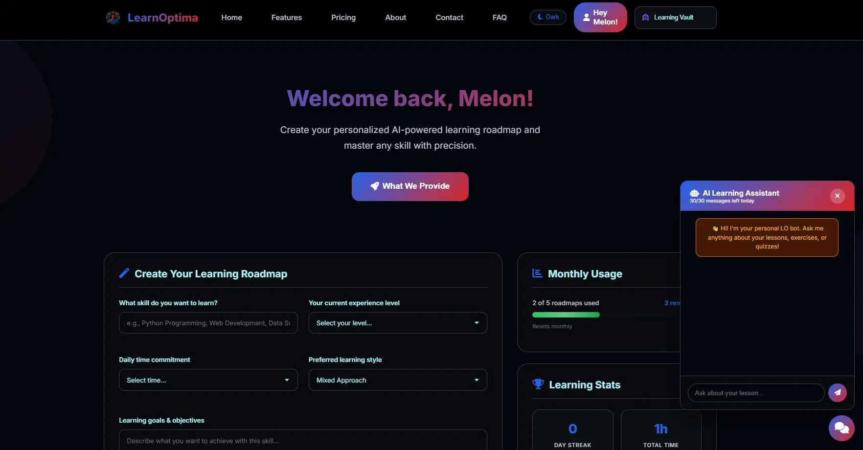 Screenshot 1 of LearnOptima
