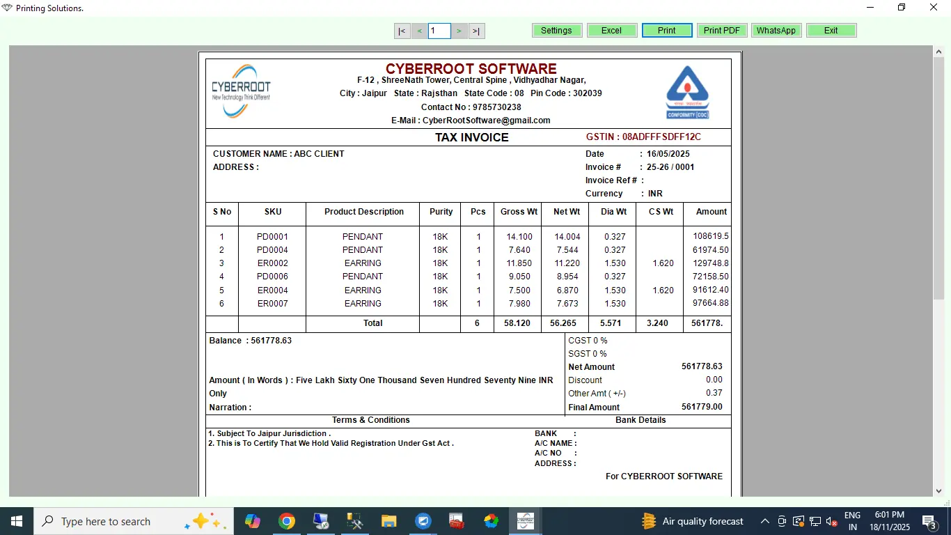 Screenshot 4 of Joolet ERP