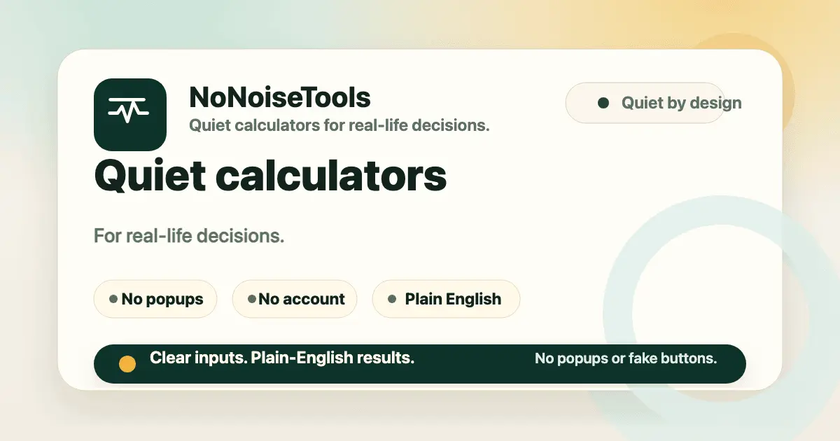 Screenshot 1 of NoNoiseTools