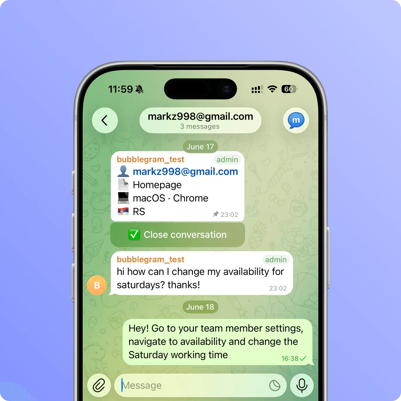 Screenshot 1 of Bubblegram