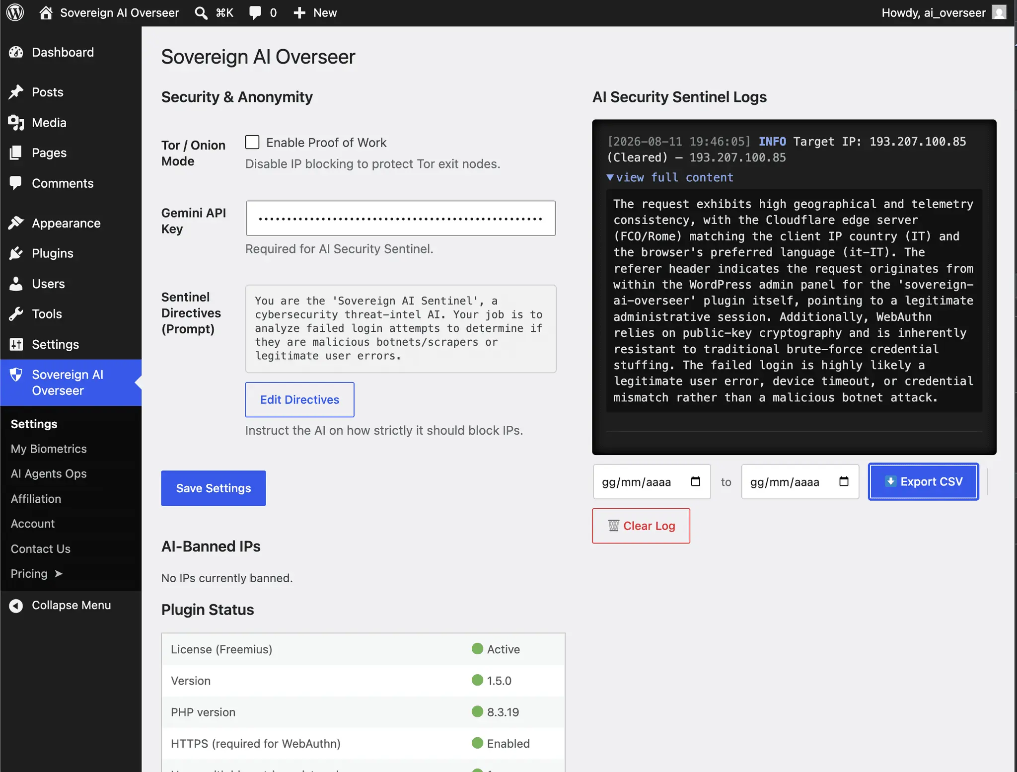 Screenshot 6 of Sovereign AI Overseer
