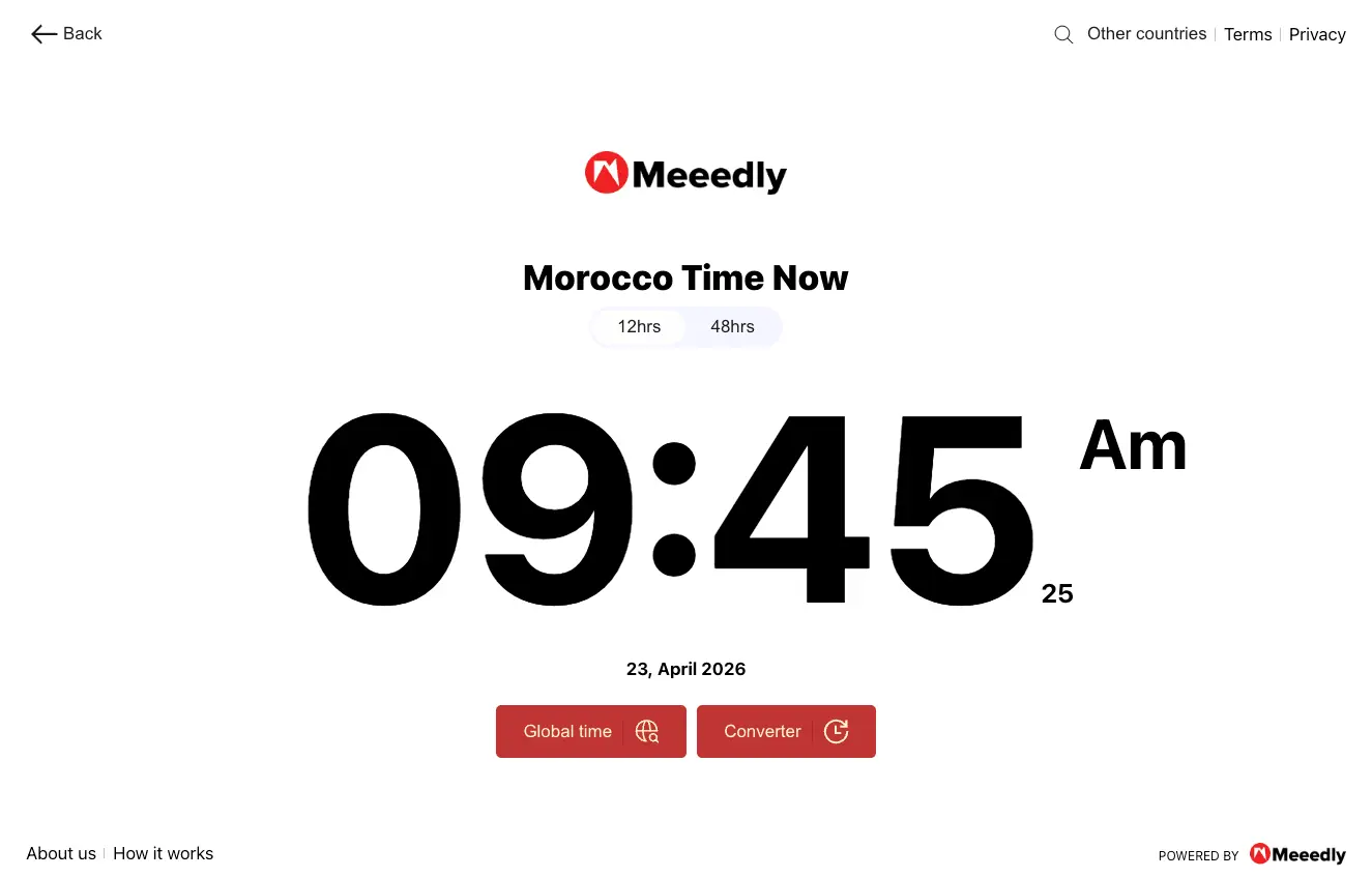 Screenshot 4 of Meeedly Time Converter