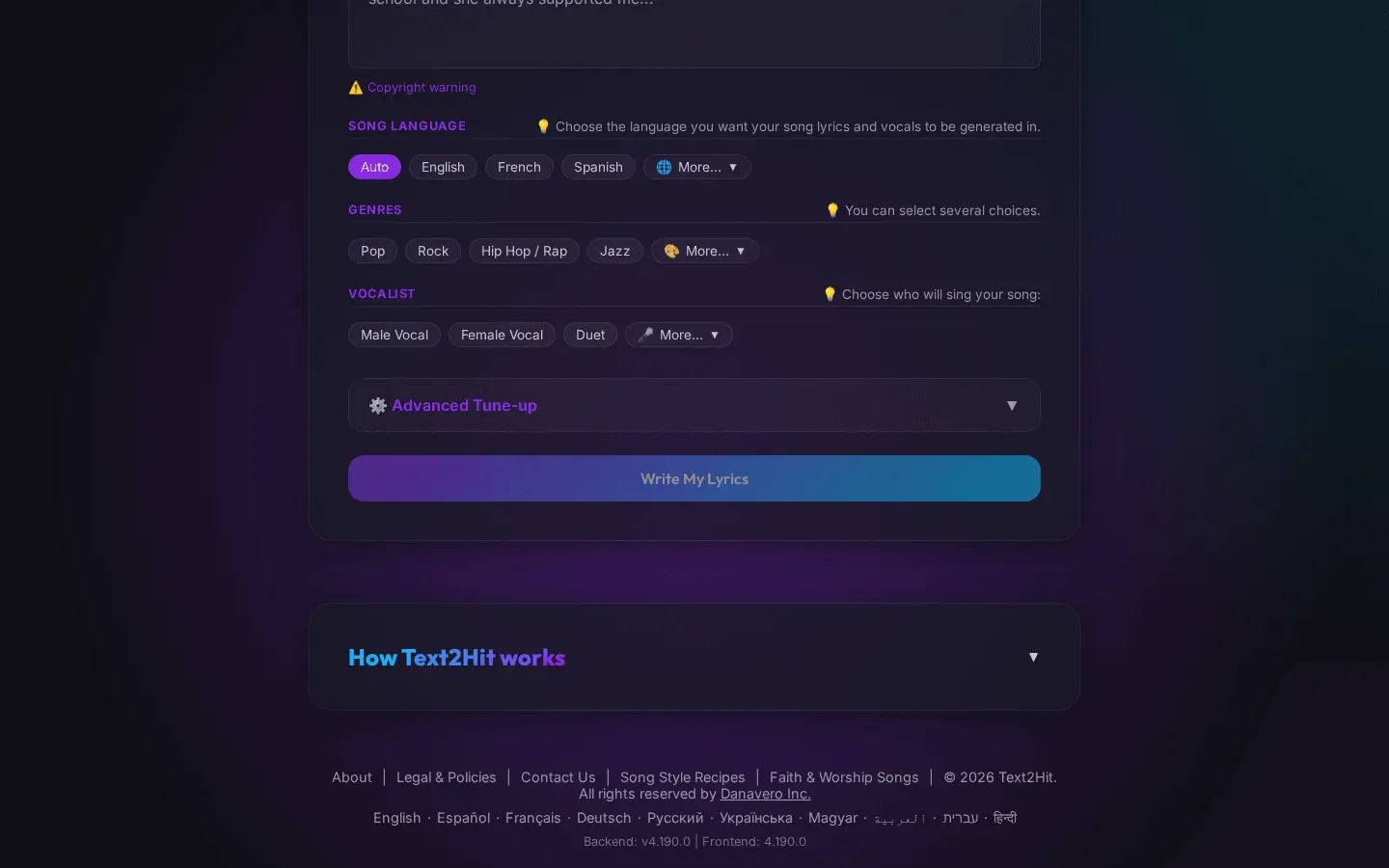 Screenshot 2 of Text2Hit