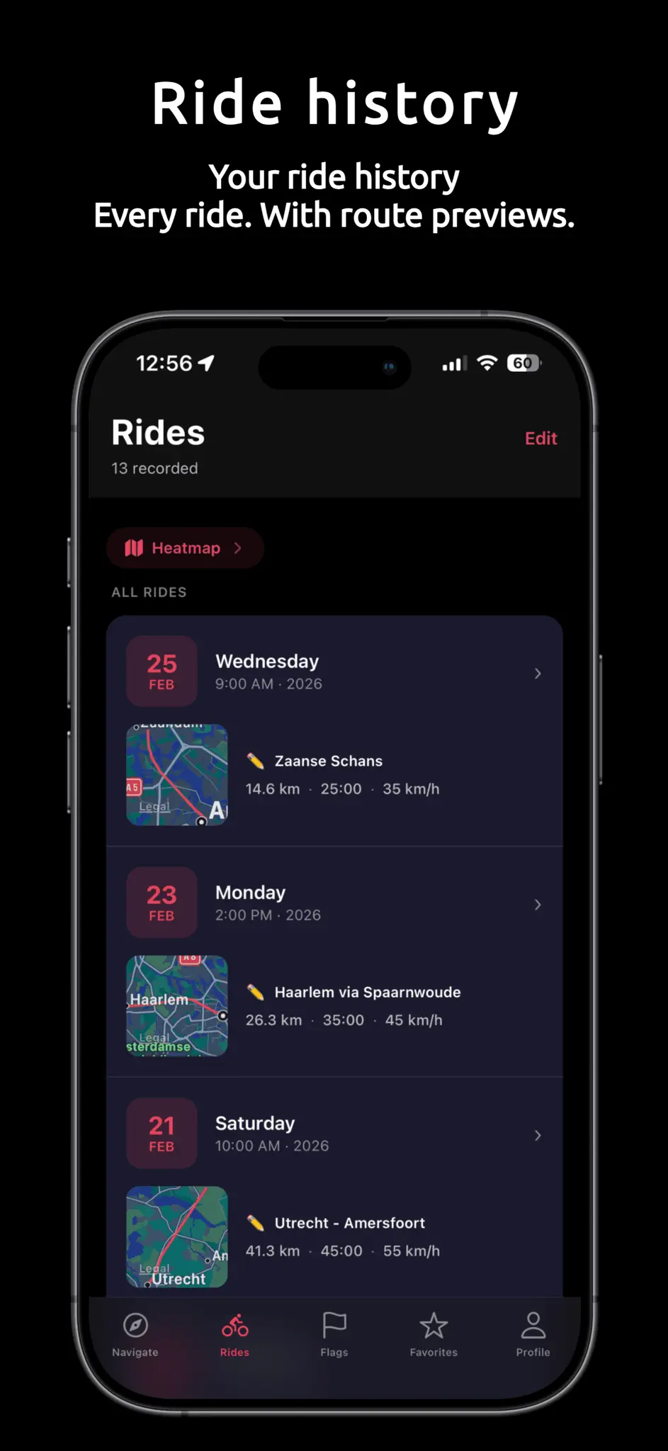 Screenshot 3 of Heading - motorcycle compass