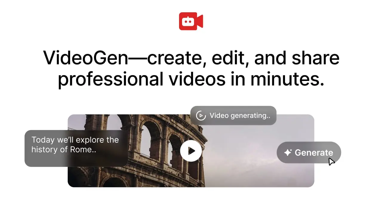 Screenshot 1 of VideoGen