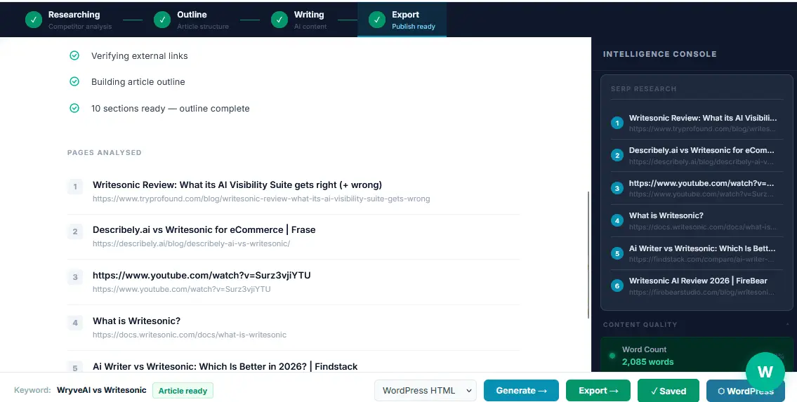Screenshot 8 of WryveAI