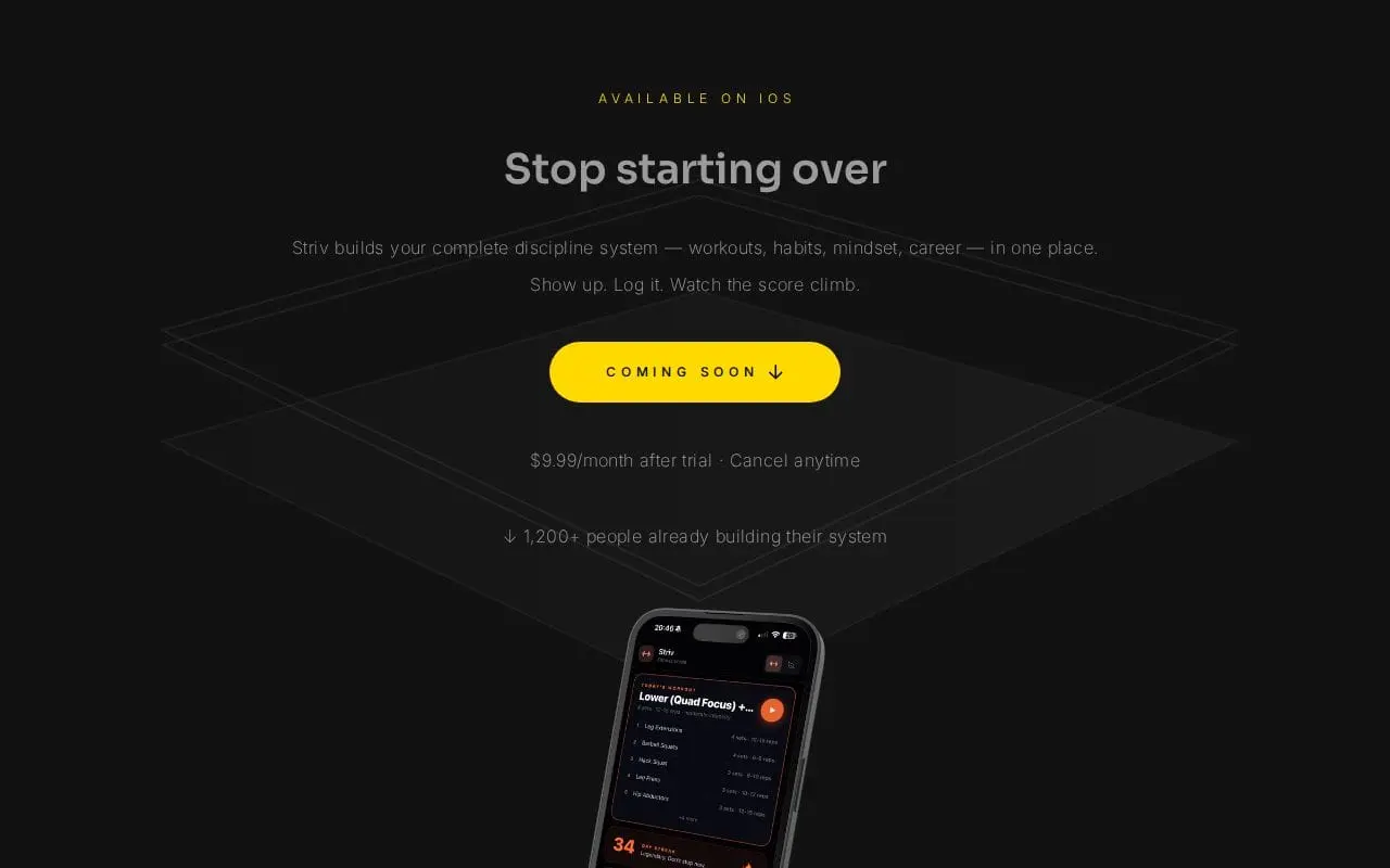 Screenshot 1 of Striv