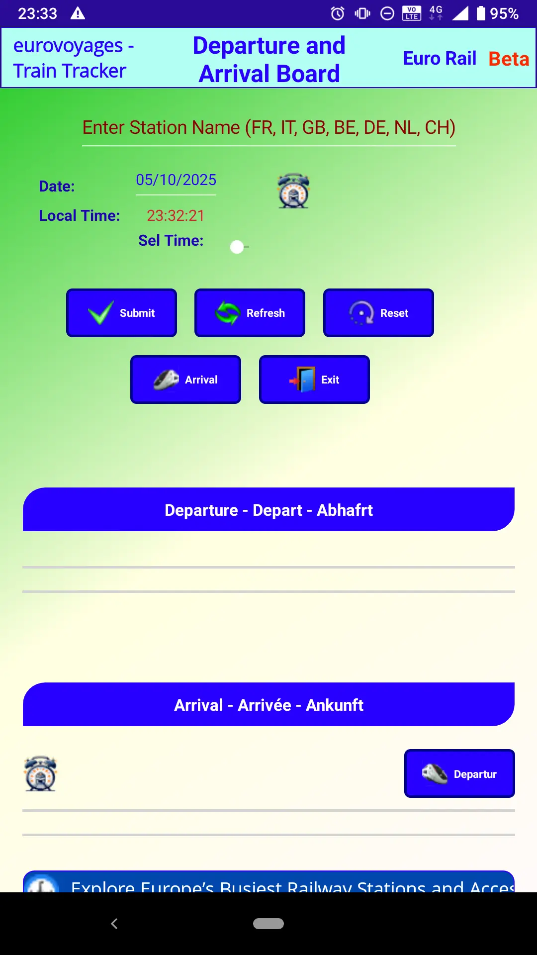 Screenshot 3 of EuroRail Tracker