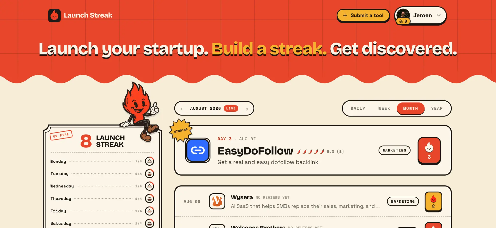Screenshot 1 of Launch Streak