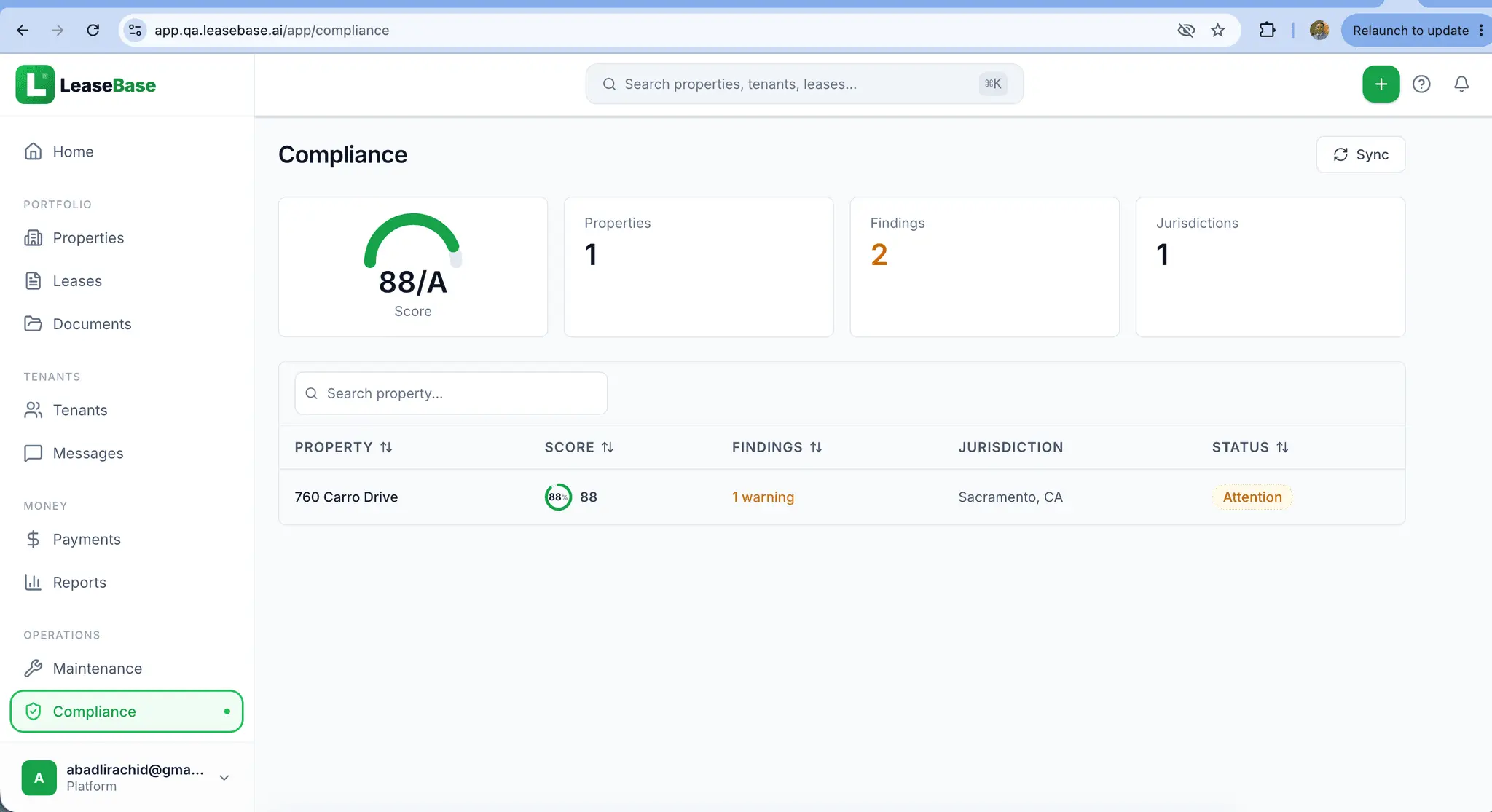Screenshot 2 of LeaseBase