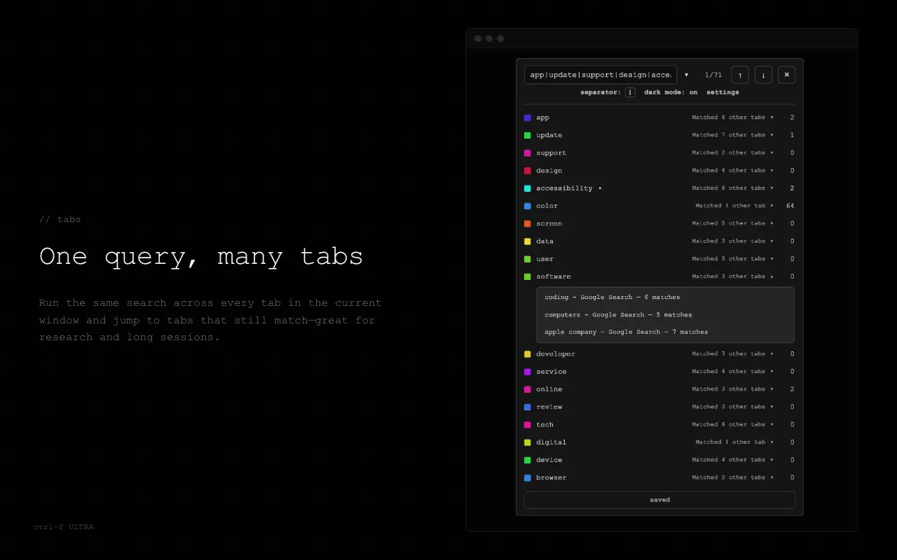 Screenshot 4 of ctrl-f ULTRA