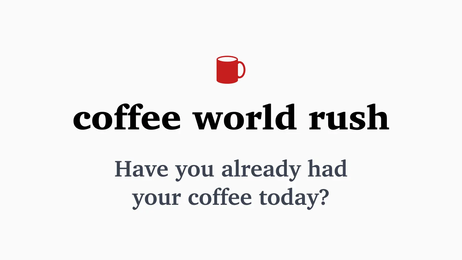 Screenshot 1 of Coffee World Rush