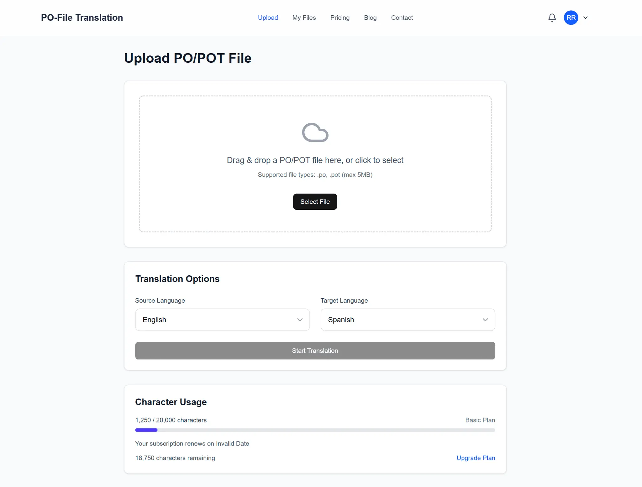 Screenshot 4 of PO-file Translation