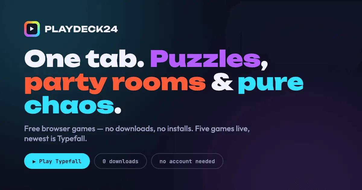 Screenshot 1 of Playdeck24