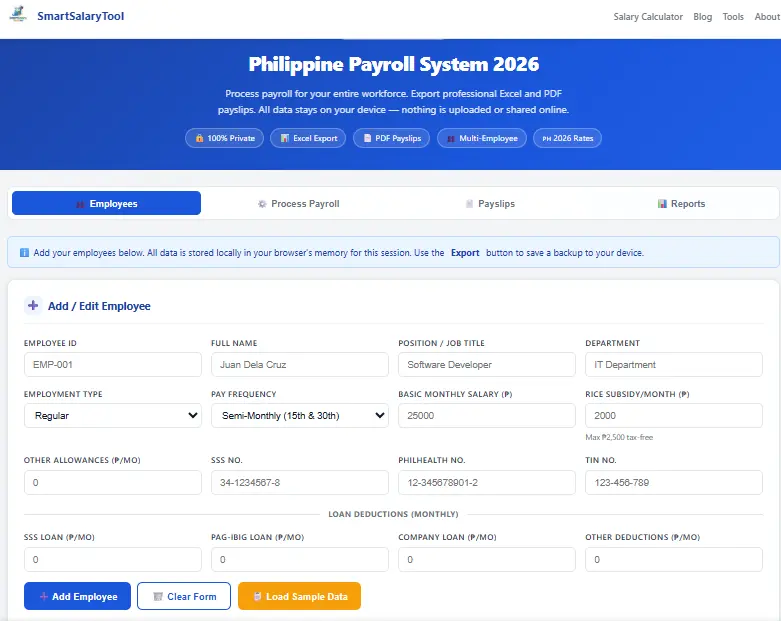 Screenshot 2 of SmartSalaryTool