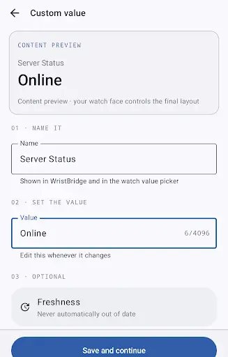 Screenshot 1 of WristBridge