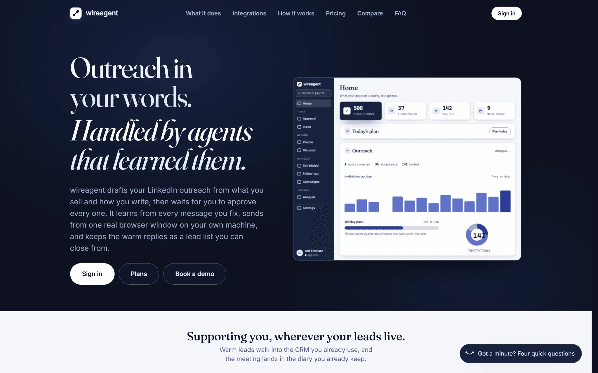 Screenshot 1 of Wireagent