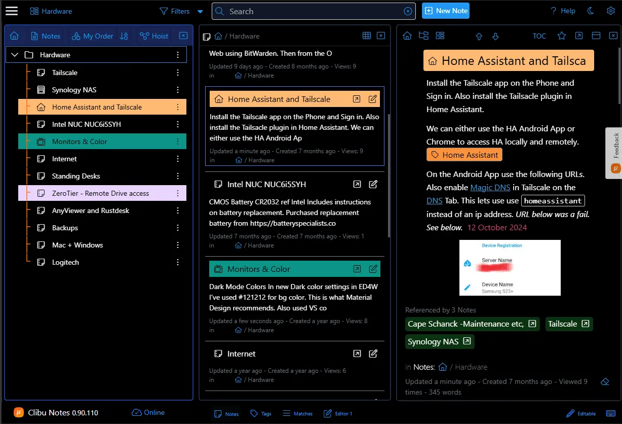 Screenshot 2 of Clibu Notes