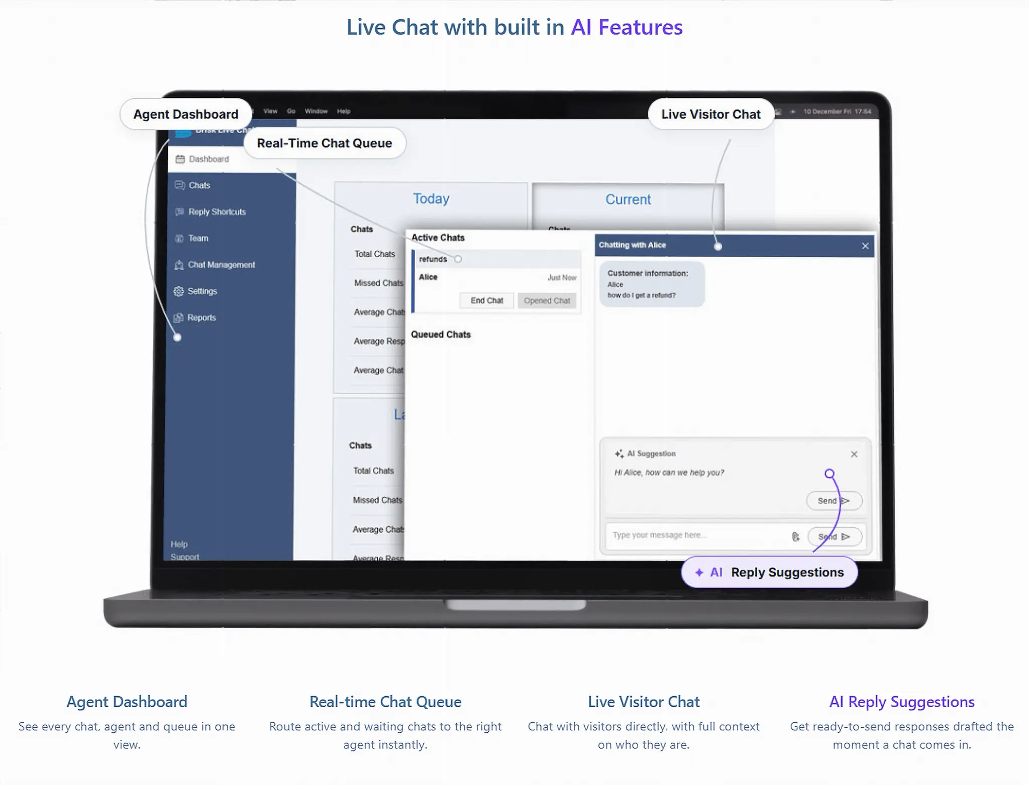 Screenshot 2 of Brisk Live Chat