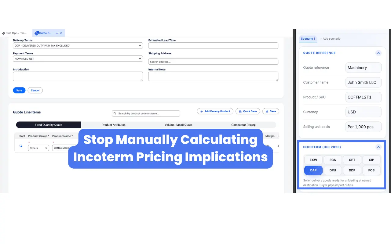 Screenshot 4 of Quotahack Pricing Calculator