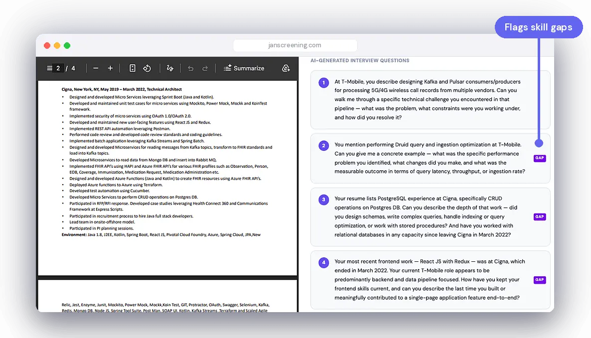 Screenshot 5 of JAN, Job Applicant Navigator