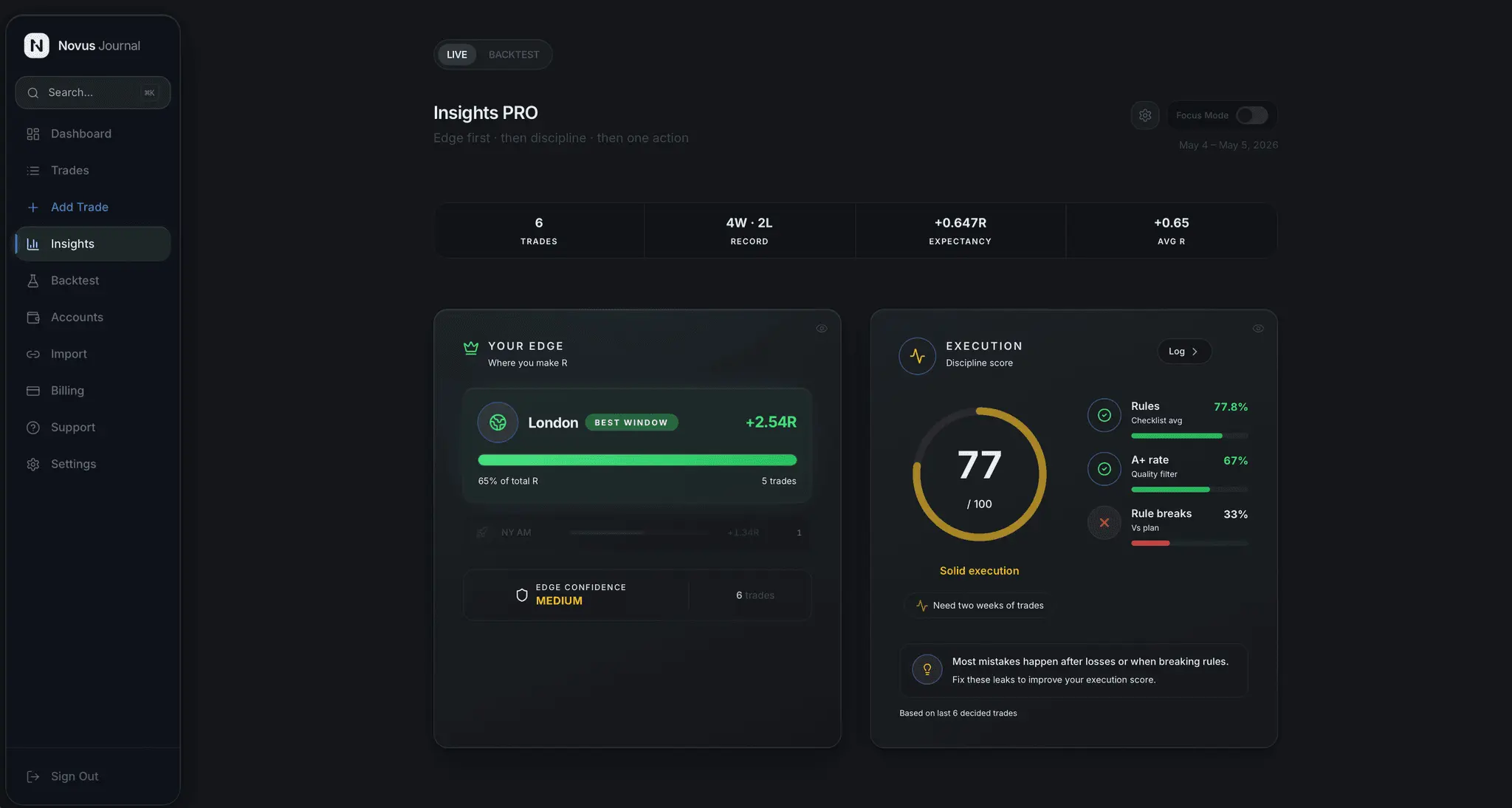Screenshot 3 of Novus Journal