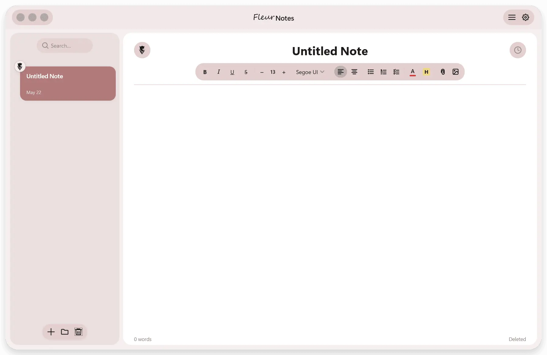 Screenshot 4 of FleurNotes