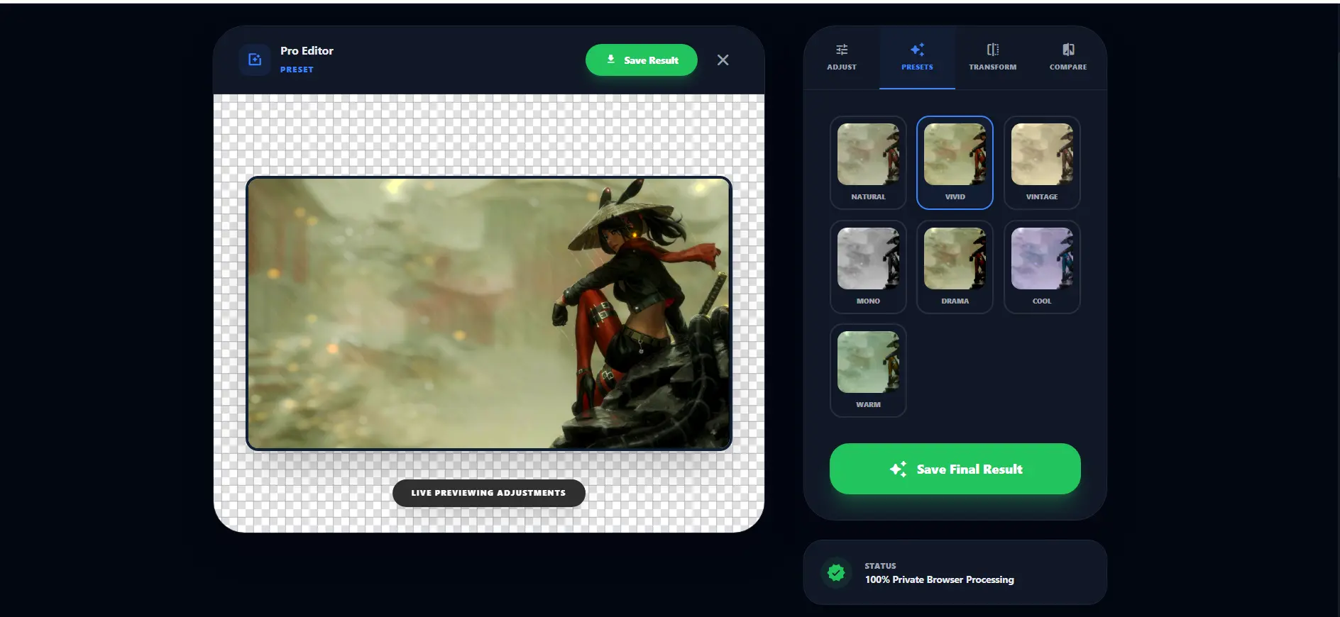 Screenshot 1 of Browser Image Tools