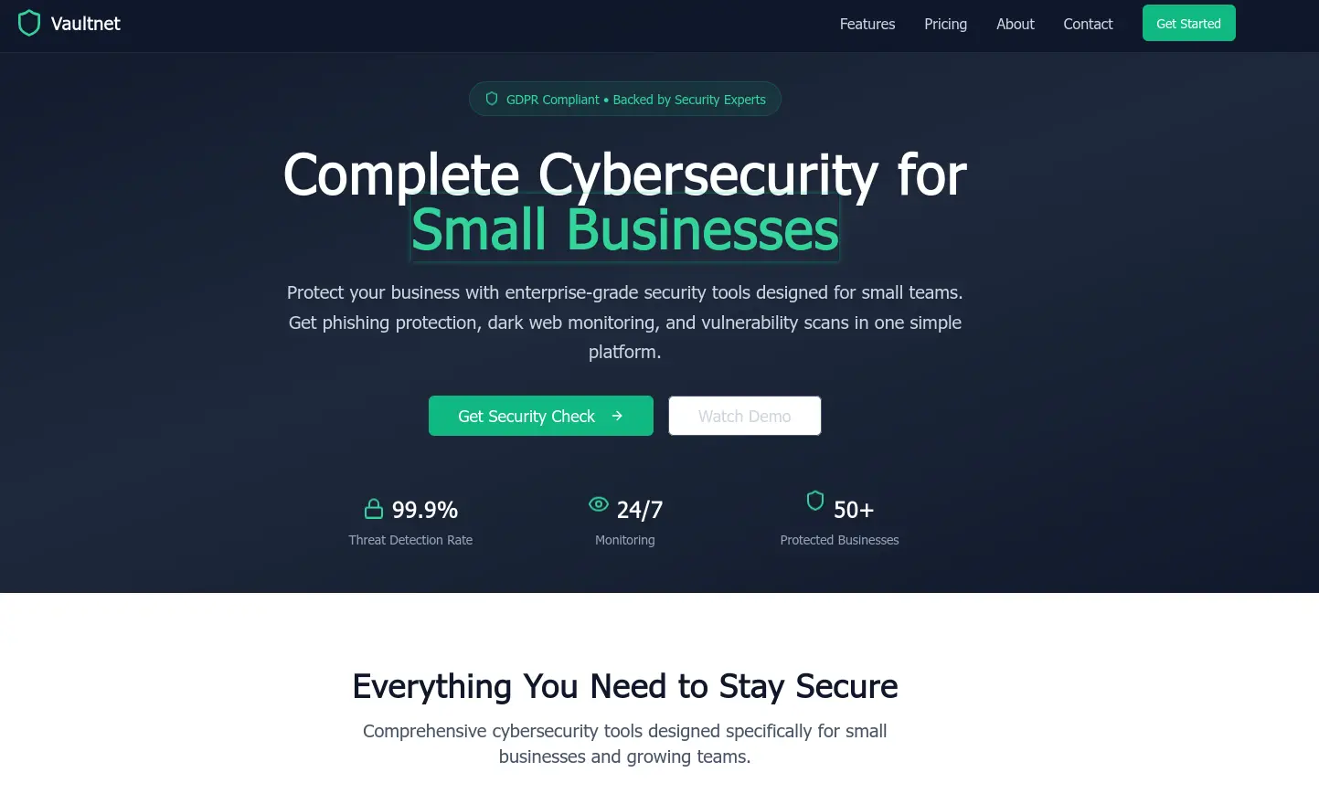 Screenshot 1 of VaultNet