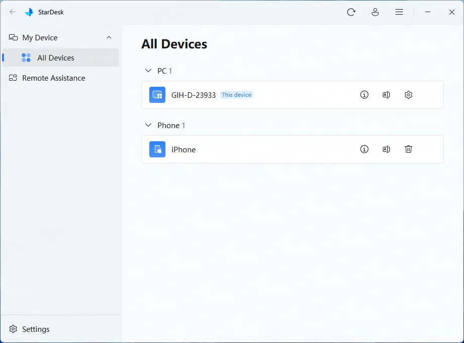 Screenshot 1 of StarDesk