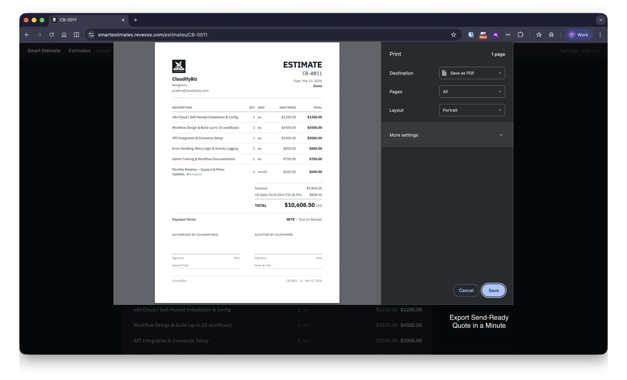 Screenshot 5 of ScopeToQuote