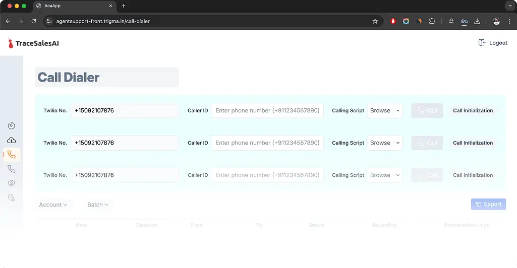 Screenshot 1 of TraceSalesAI