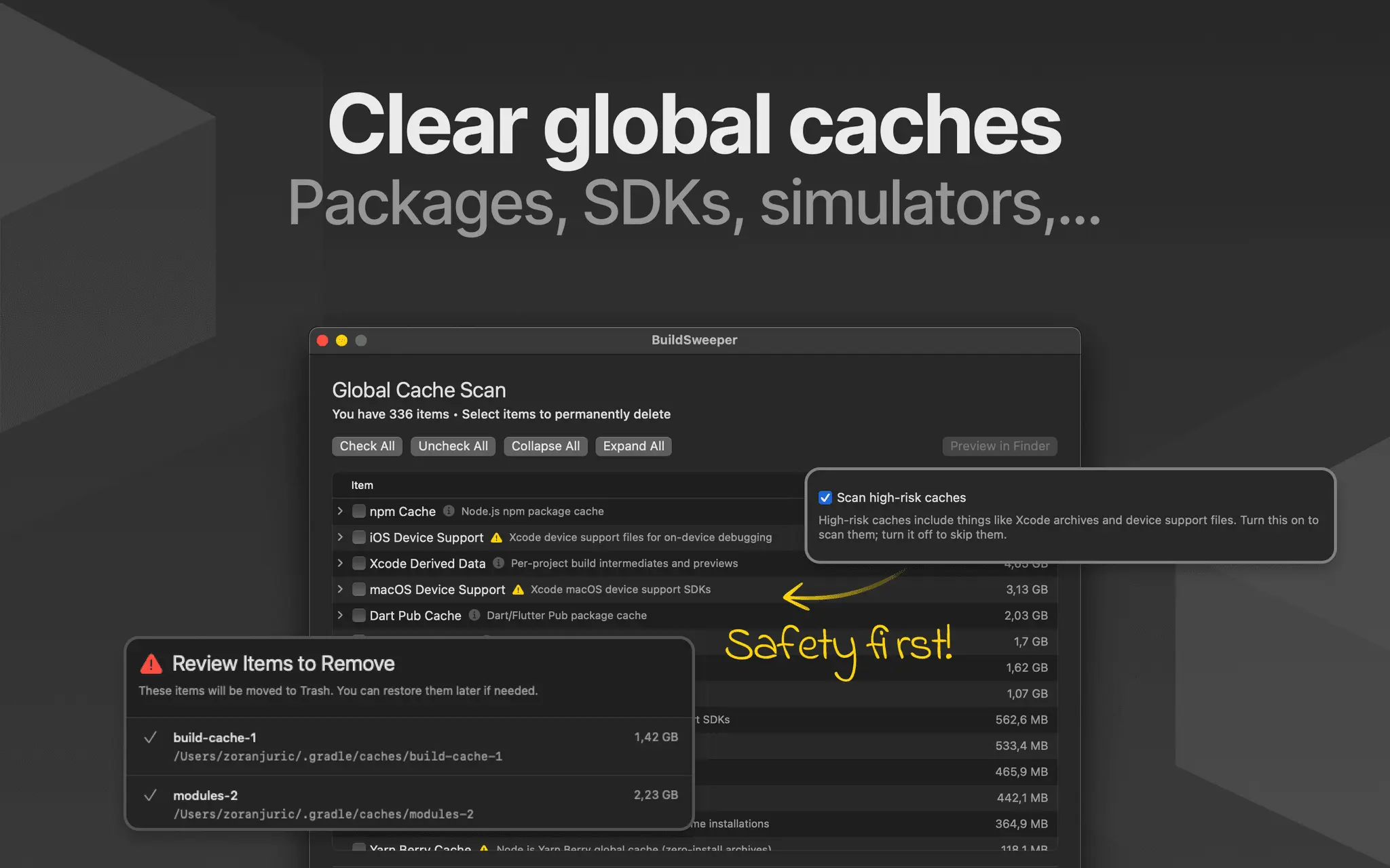 Screenshot 4 of BuildSweeper