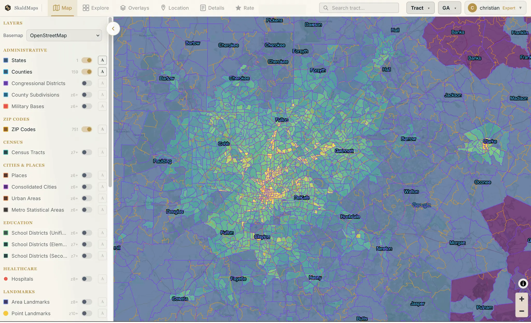 Screenshot 1 of SkaldMaps