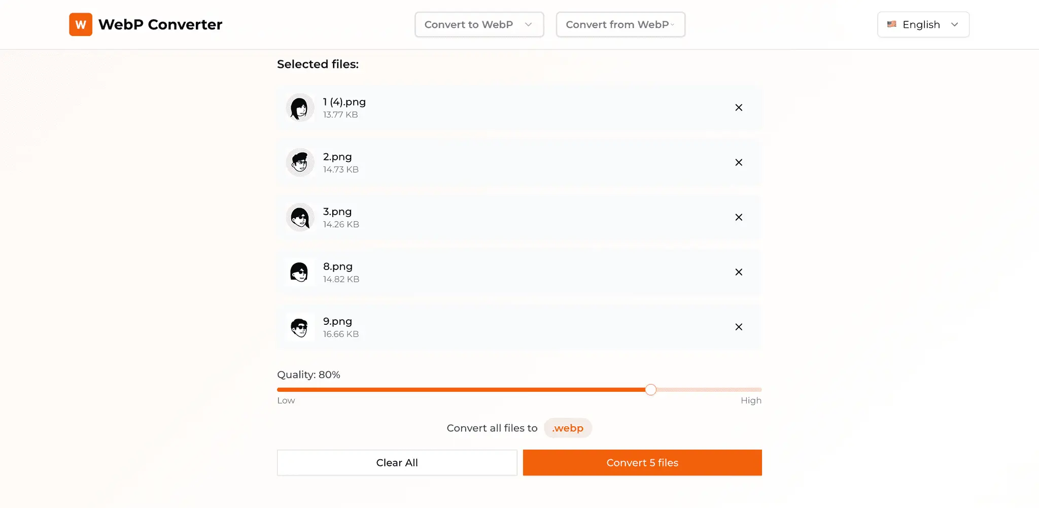 Screenshot 1 of Webp Converter