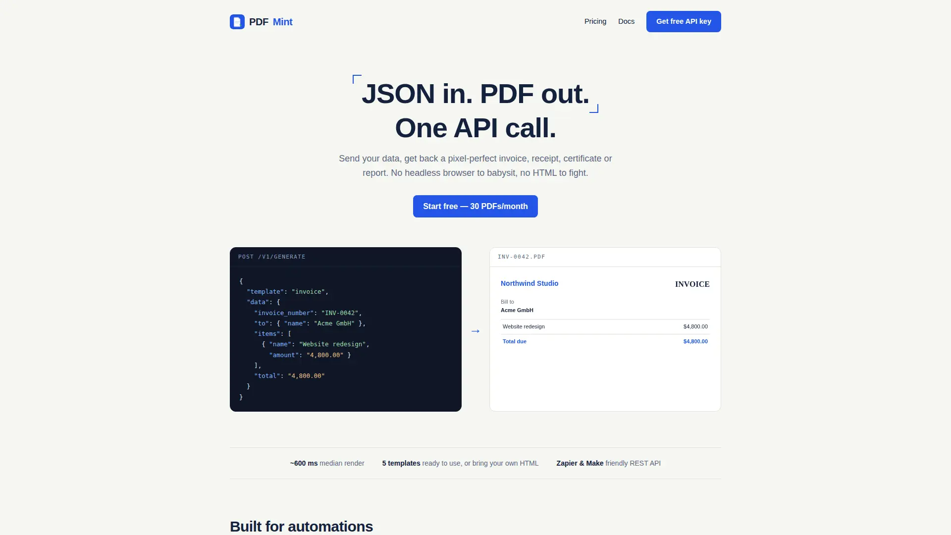 Screenshot 1 of PDFMint