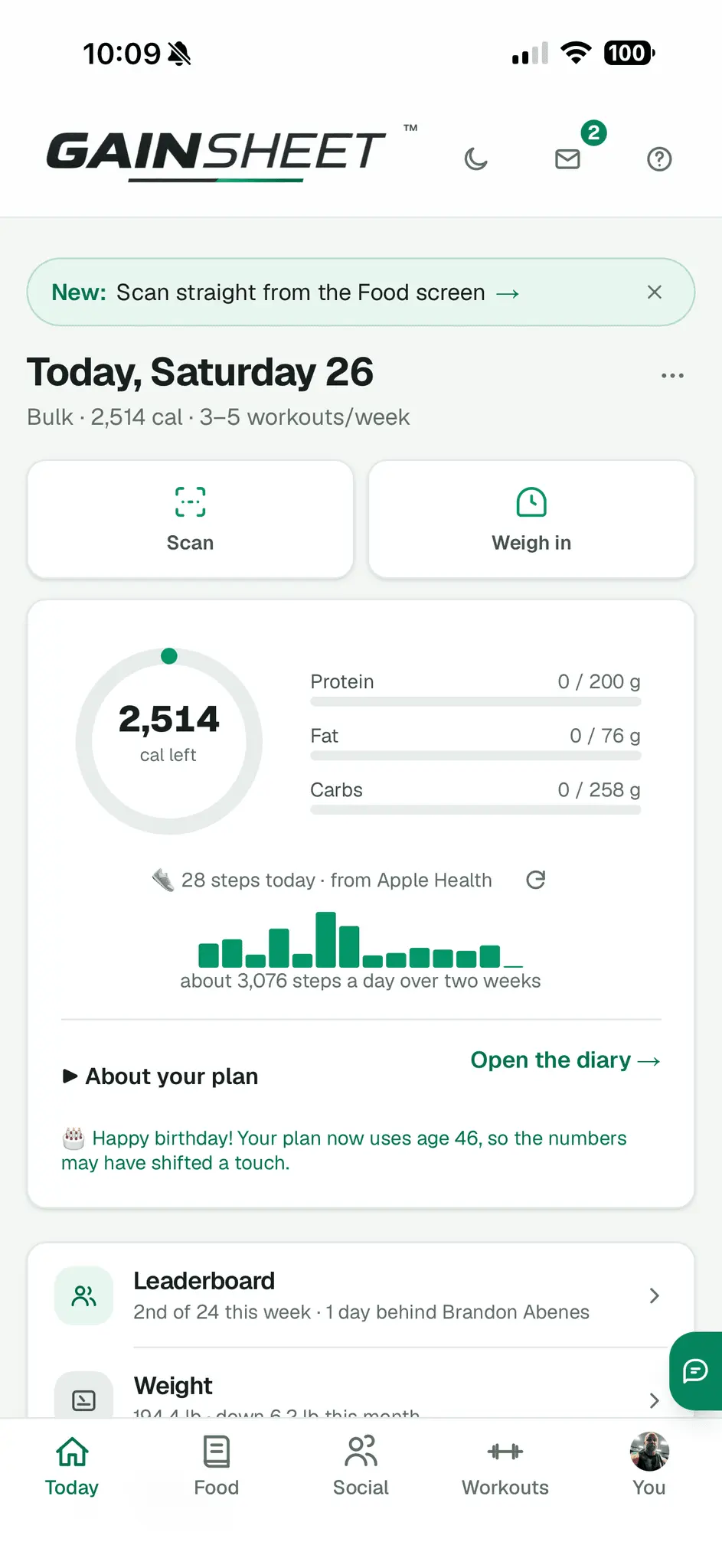 Screenshot 2 of Gainsheet