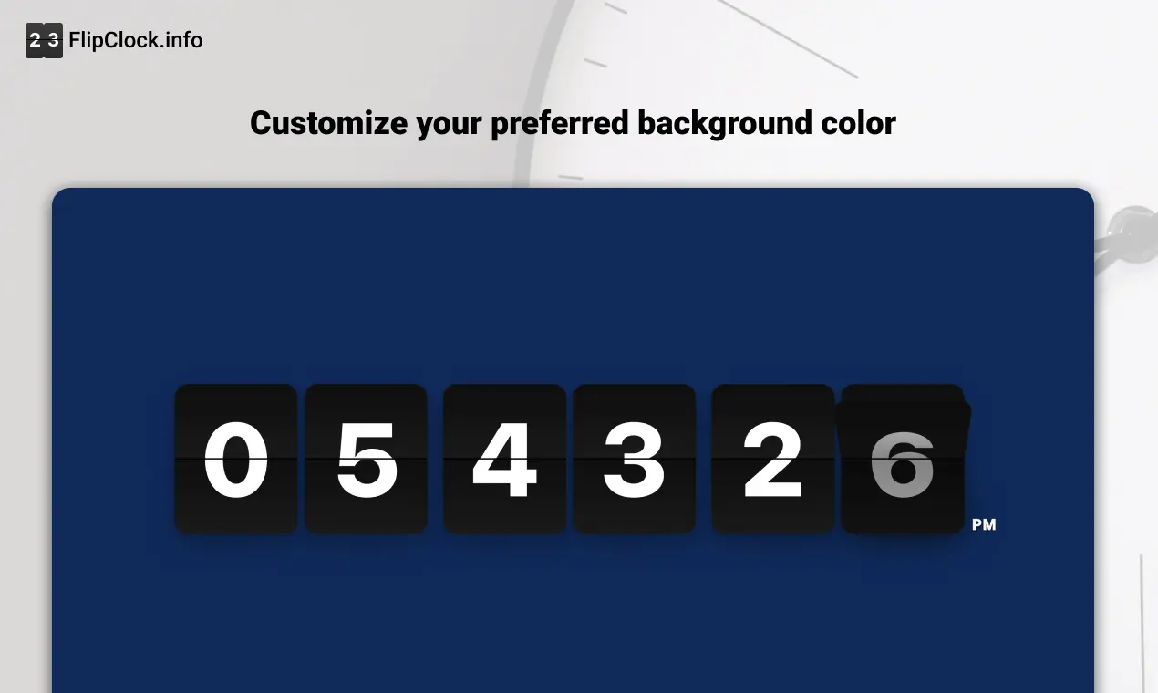 Screenshot 3 of FlipClock | Flip Clock Online
