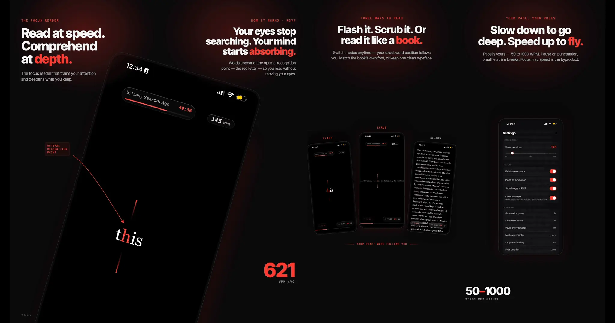 Screenshot 1 of Velo Reader