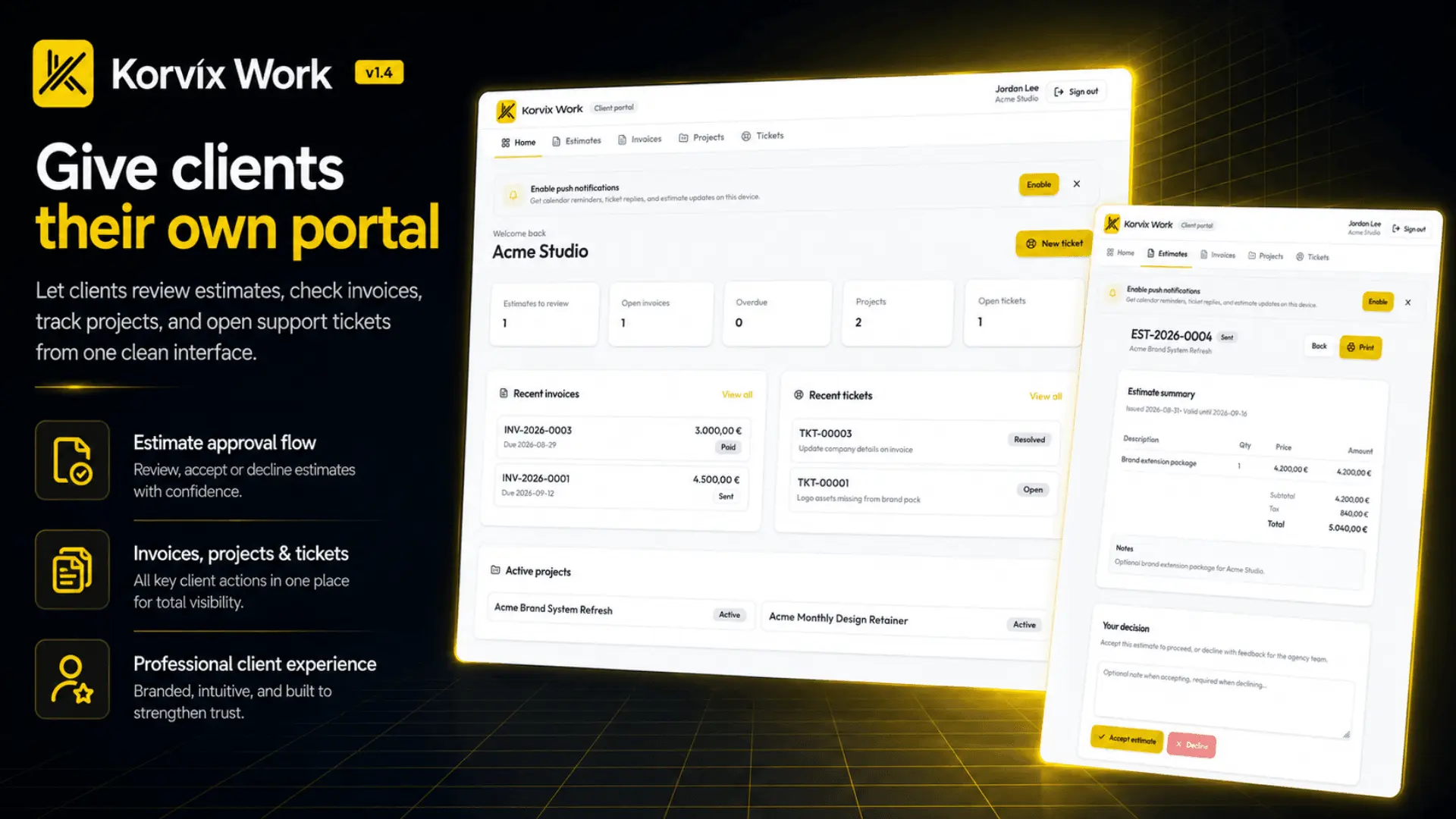 Screenshot 5 of Korvix Work