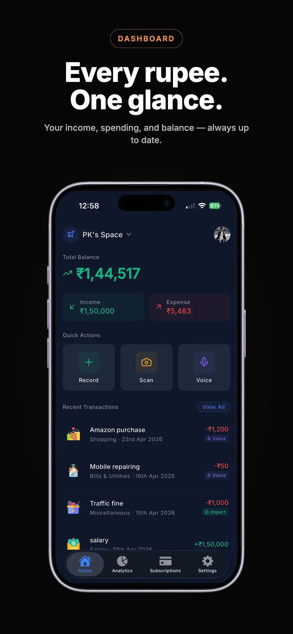 Screenshot 5 of MoneyMinder