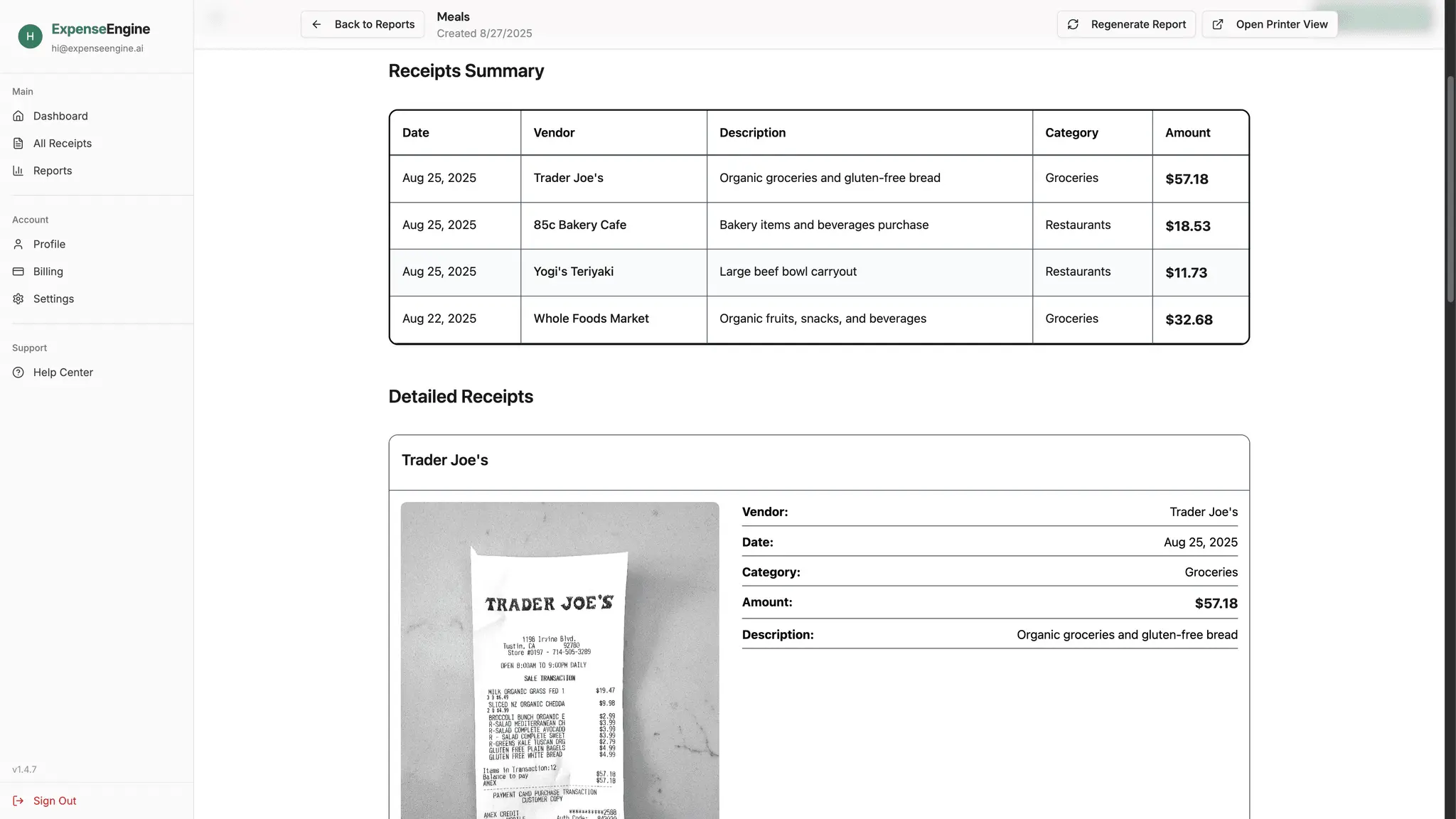 Screenshot 3 of ExpenseEngine