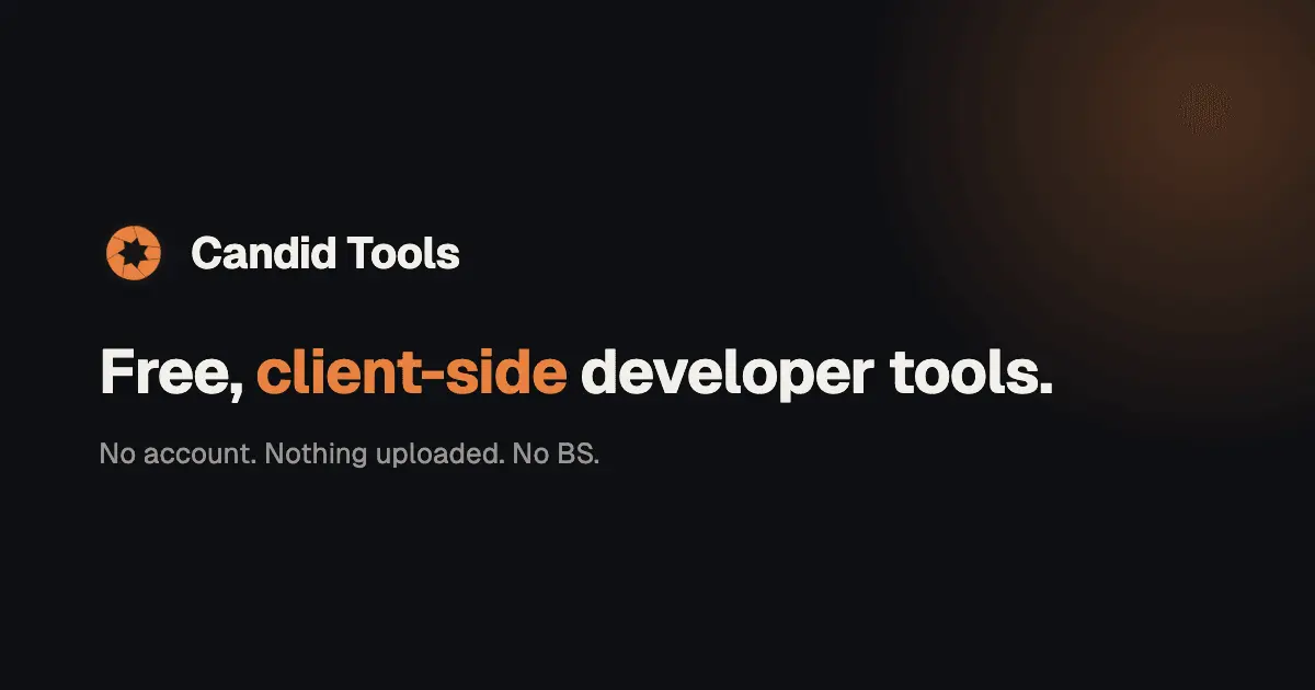 Screenshot 1 of Candid Tools