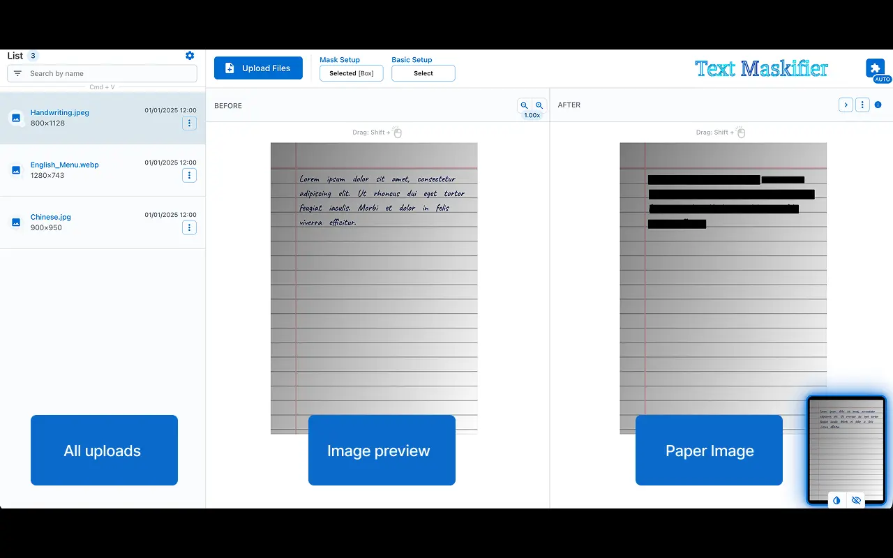 Screenshot 2 of Text Maskifier