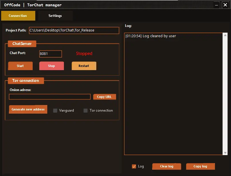 Screenshot 6 of OffCode Tor encrypted chat