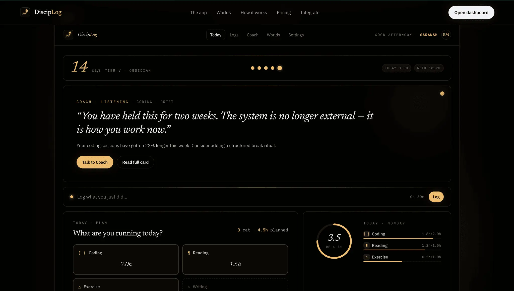 Screenshot 3 of DiscipLog