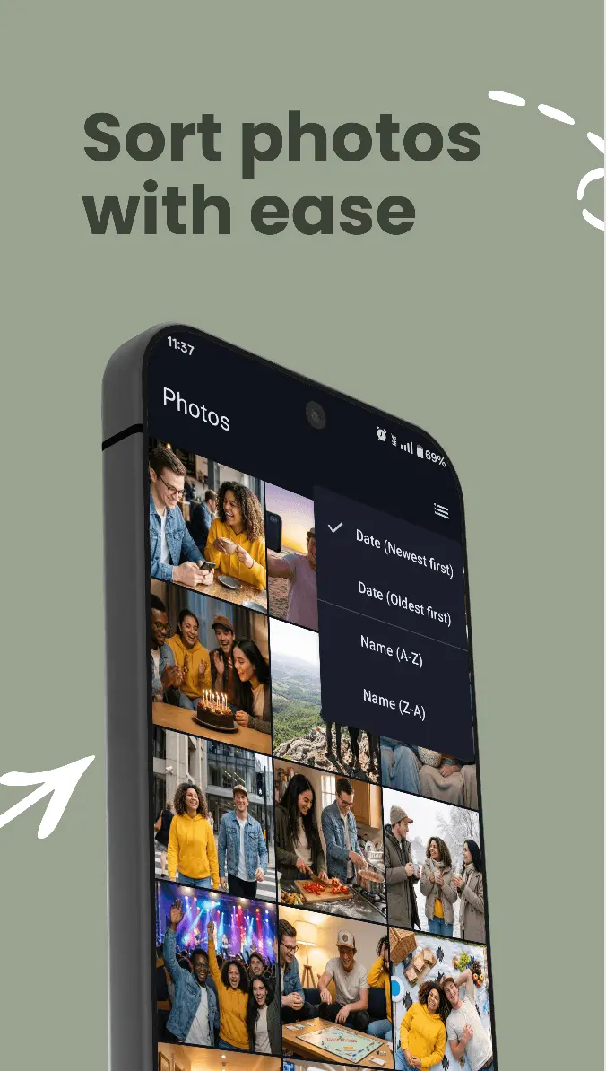 Screenshot 8 of Face Gallery: On Device AI Photo Sorter