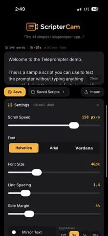 Screenshot 4 of ScripterCam