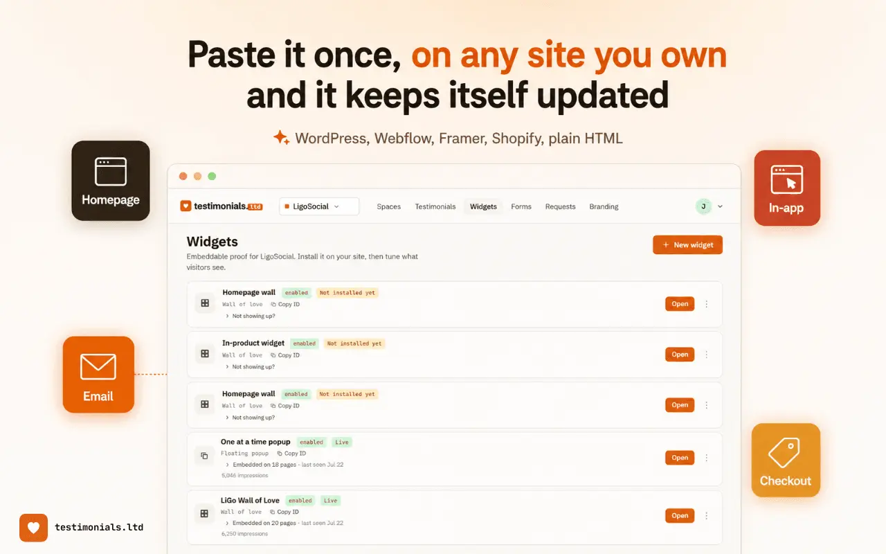 Screenshot 9 of testimonials.ltd