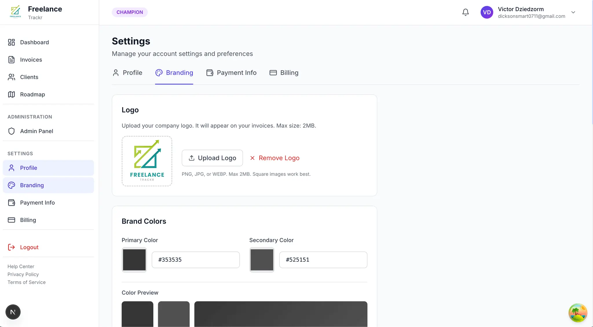 Screenshot 4 of Freelance Trackr